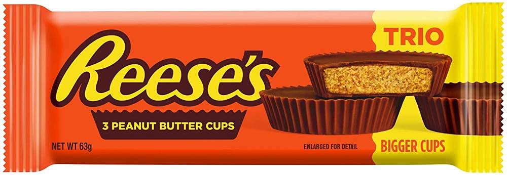 Reese's Chocolate Gift Box by Dolci Di Lechlade   Reeses Peanut Butter American Sweets Set   Cups Pieces Nut Bars   Sweet Birthday Present Father's Day Candy