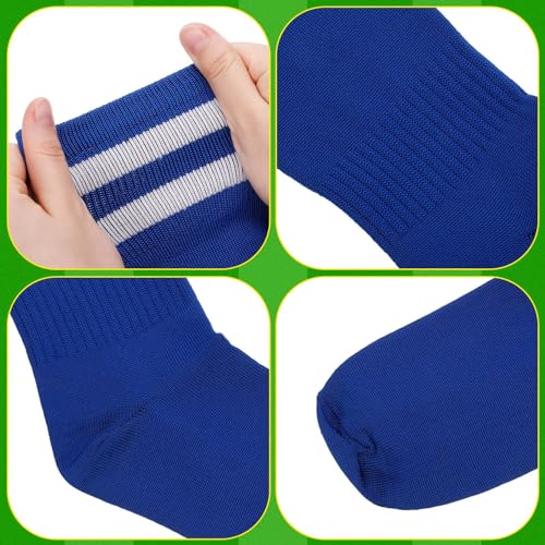 Zuimei 4 Pairs Childrens Football Socks Kids Football Socks Breathable Soccer Socks Long Football Sports Socks for Kids Boys Girls Youth Junior Running, Training, Rugby, Hockey (Aged 5-13)