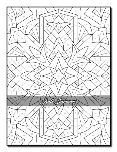 Color by Number Patterns: An Adult Coloring Book with Fun, Easy, and Relaxing Coloring Pages (Color by Number Coloring Books)