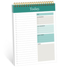 To Do List Notepad - Daily Planner Notepad Undated 52 Sheets Tear Off, 6.5 inches x 9.8 inches Planning Pad Checklist Productivity Note Pad for Work and Personal Organized