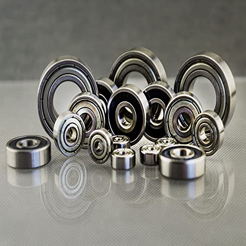 sourcing map 698-2RS Deep Groove Ball Bearing Double Sealed 1180098, 8mm x 19mm x 6mm Carbon Steel Bearings (Pack of 20)