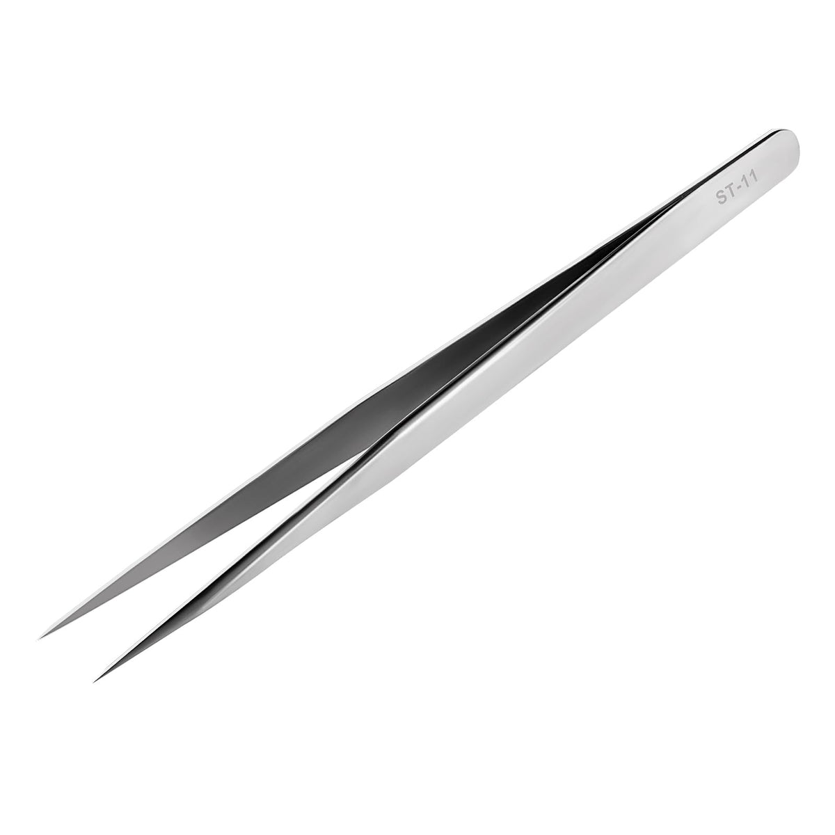 Ainiv Precision Tweezers, Stainless Steel Pointed Tweezers, Sewing Machine Tweezers, Non-Magnetic Industrial Tweezers for Craft, Electronics, Soldering, Medical and Experimental Work, Jewelry