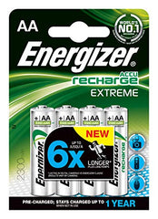 Energizer 8 x AA EXTREME Rechargeable Batteries 2300 mAh Pre Charged NiMH LR6