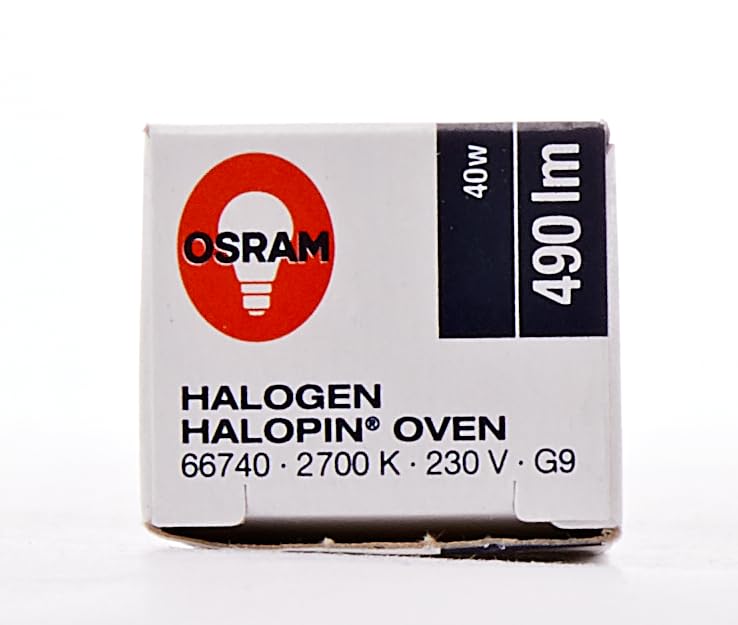 OSRAM Halogen-Oven-Lamp/ SPECIAL OVEN / G9-socket / dimmable / 40 Watt / warmwhite - 2700k / for over 200 degrees