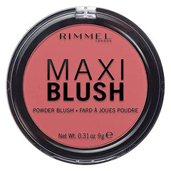 Rimmel London Maxi Blush Pigmented Powder Blusher, Wild Card, 9 g