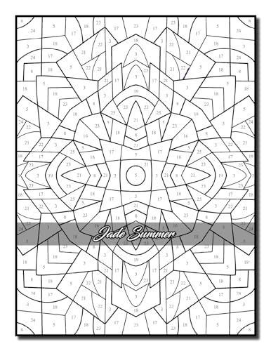 Color by Number Patterns: An Adult Coloring Book with Fun, Easy, and Relaxing Coloring Pages (Color by Number Coloring Books)