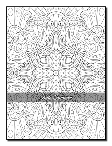 Color by Number Patterns: An Adult Coloring Book with Fun, Easy, and Relaxing Coloring Pages (Color by Number Coloring Books)