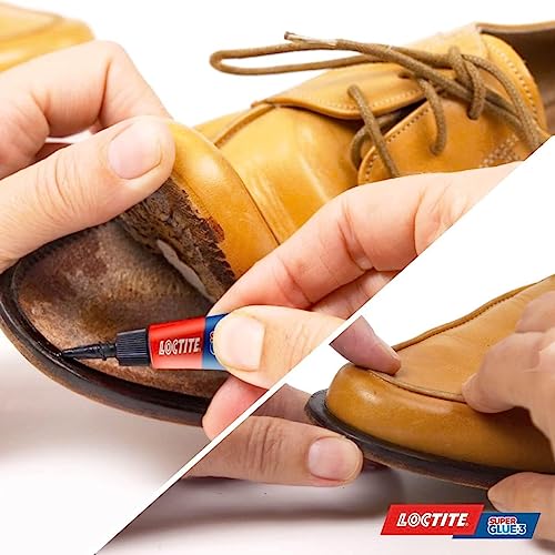 Loctite Universal, Strong Super Glue All Purpose Adhesive for Repairs, Clear Glue for Various Materials, Easy to Use Instant Super Glue, Convenient Travel Size 3 x 1g