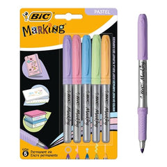 Bic Permanent Markers, 5 each