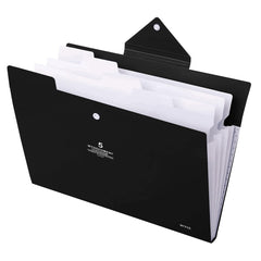 Letter A4 Paper Expanding File Folder Pockets Accordion Document Organizer 5 Pockets