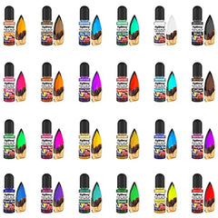 Epoxy Resin Pigment - 24 Color Liquid Translucent Epoxy Resin Colorant with 6 Glitter, Highly Concentrated Epoxy Resin Dye for DIY Jewelry Making, AB Resin Coloring for Paint, Craft - 6ml Each