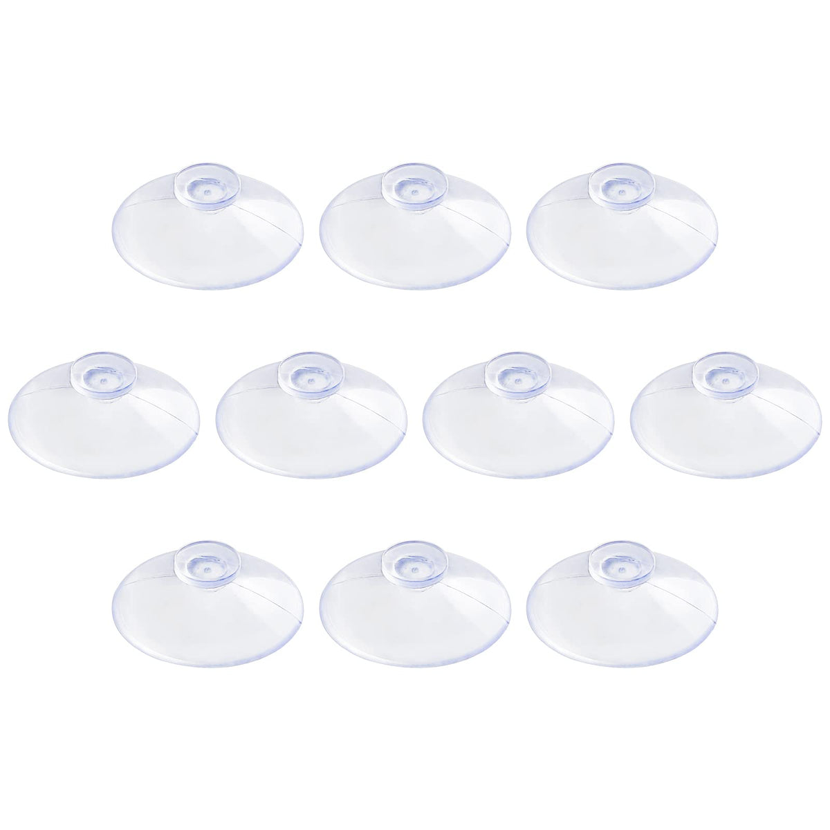 Pawfly 10 Pack Clear Suction Cups 3 cm PVC Plastic Small Sucker for Glass without Hooks for Home Decoration and Organization Visit the Pawfly Store