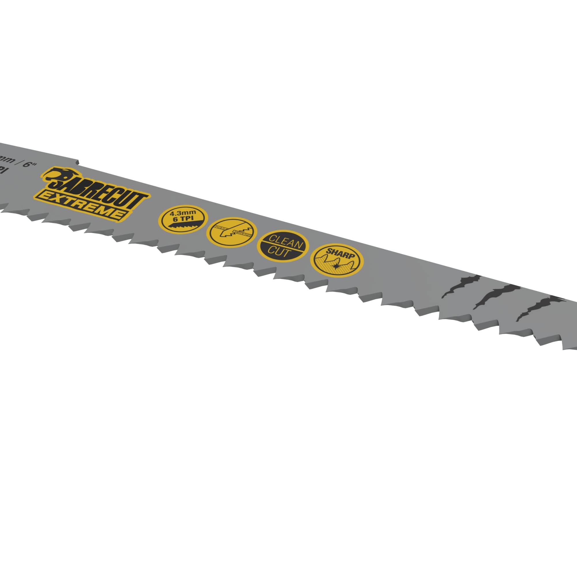 5 x SabreCut SCRS644D_5 150mm 6 TPI S644D Fast Wood Cutting Reciprocating Sabre Saw Blades Compatible with Bosch Dewalt Makita and many others