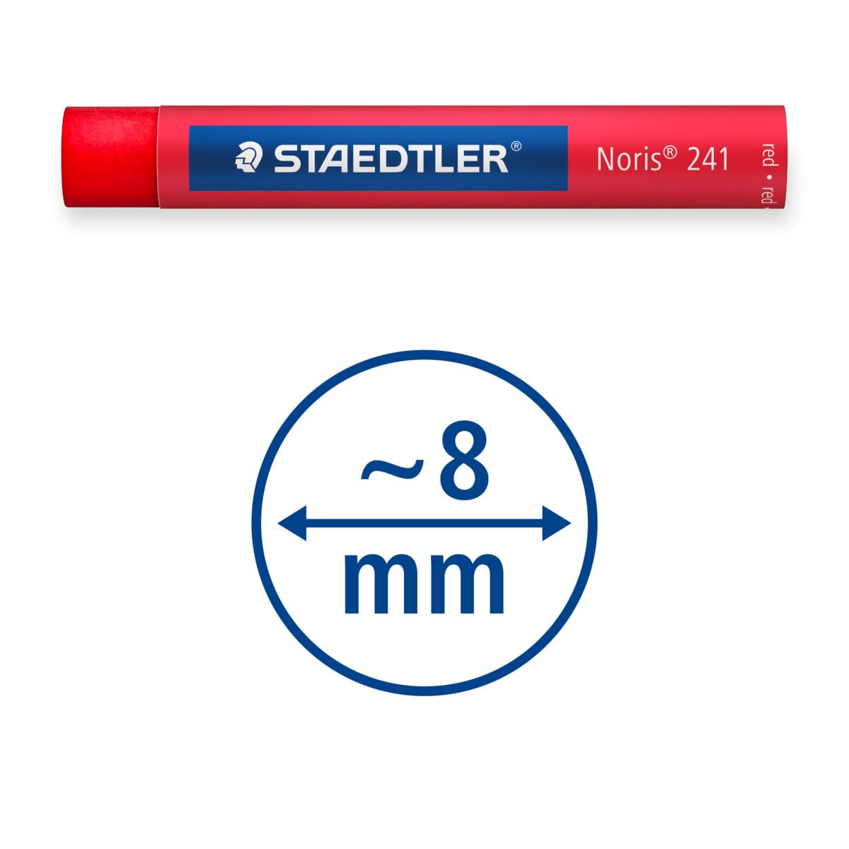 STAEDTLER 241 NC16 Noris Oil Pastel 8 mm - Assorted Colours (Pack of 16)