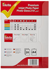 Inkrite PPIPG210A420 PhotoPlus Professional Paper Photo Gloss 210gsm A4 (20 sheets)