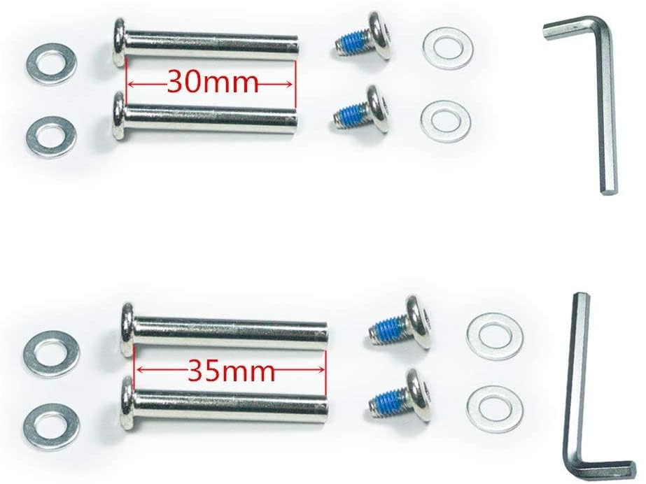 Lovetao Luggage Suitcase Wheels Replacement Kit 40x18mm/1.57 inchesx0.71 inches w/ABEC 608zz Inline Outdoor Skate Replacement Wheels, Set of (2) Wheels (OD:40 W:18 ID:6 Axles:30&35