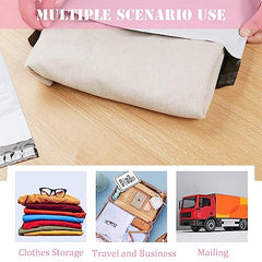 10pcs 45x60cm Pink Vinted Postage Bags Mailing Bags for Clothes,Mailing Poly Postal Self Seal Bags,Large Parcel Shipping Bags Strong Packaging Bags Delivery Bags Plastic Envelopes for Posting Clothes