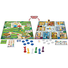 Clue Junior Game, 2-Sided Gameboard, 2 Games in 1, Clue Mystery Game for Younger Kids, Kids Board Games, Junior Games