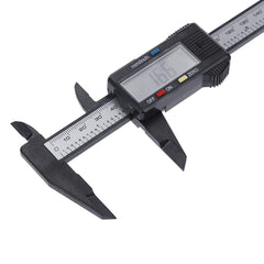 Bestgle Digital Caliper, Accuracy LCD Screen Electronic Digital Vernier Caliper Gauge Carbon Fiber Mircometer Ruler Measuring Tool for Length Width Depth Measurement, 150mm/6inch