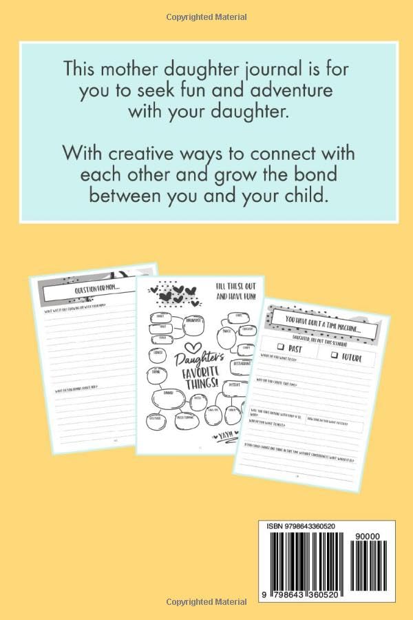 Mother Daughter Journal Pass Back And Forth Between You and Me: A Fun No Stress Just Between Us Journal For Moms And Daughters (Guided Journal For ... Makes A Unique Gift For Mom On Mothers Day)