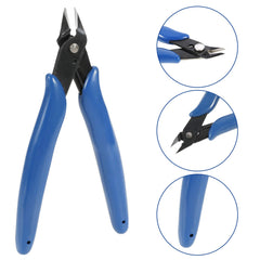 3 Pcs Mini Wire Cutter, Electrical Wire Cable Cutter Precision Cutter Pliers with Soft Grip Slip Guards Handles for DIY Craft and Jewelry