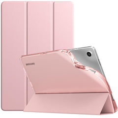 TiMOVO Case for Samsung Galaxy Tab A9and/A9 Plus 11 inches 2023, Slim Soft TPU Translucent Frosted Back Protective Cover for Galaxy Tab A9and Tablet SM-X210/X216/X218, Auto Wake/Sleep, Rose Gold