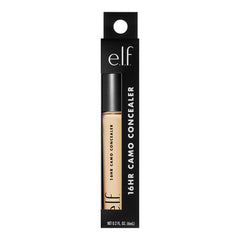 e.l.f. 16HR Camo Concealer, Full Coverage & Highly Pigmented, Matte Finish, Medium Warm, 0.203 Fl Oz (6mL)