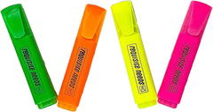 REQUISITE NEEDS 4 PCS Assorted Premium Highlighter Pens Fluorescent Pens Bright Colours Markers