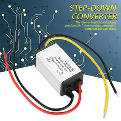 Uadme DC Power Converter - 24V to 12V Step Down Converters 5A Power Supply Adapter Car Voltage Changer High Efficiency Buck Voltage Regulator Module
