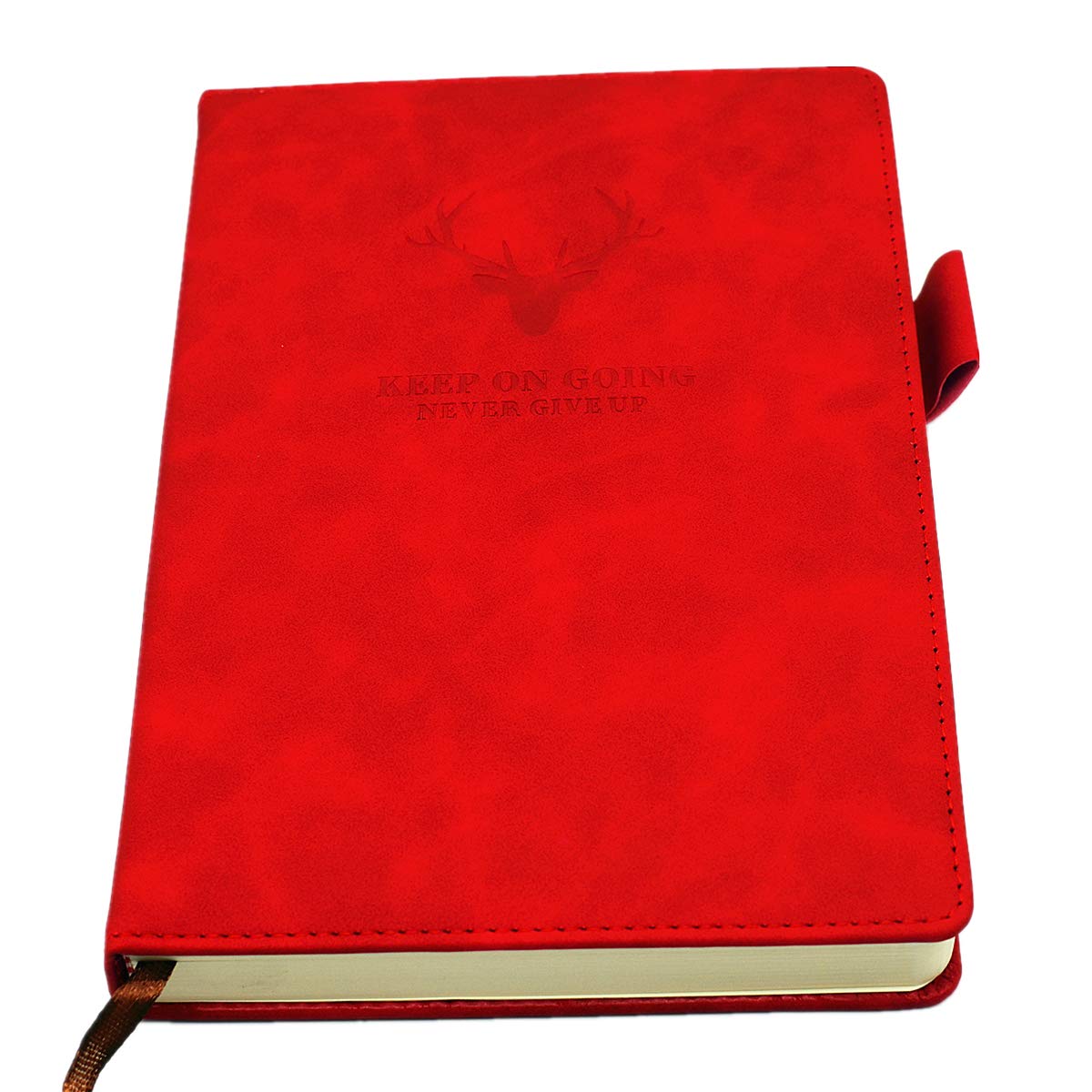 A5 Ruled Notebook Journal - Hardcover Executive Notebooks with Premium Thick Paper, College Lined Journal, 8.3 inches×5.7 inches,360 Page, Perfect for Office Home School Business Writing & Note Taking (Red)