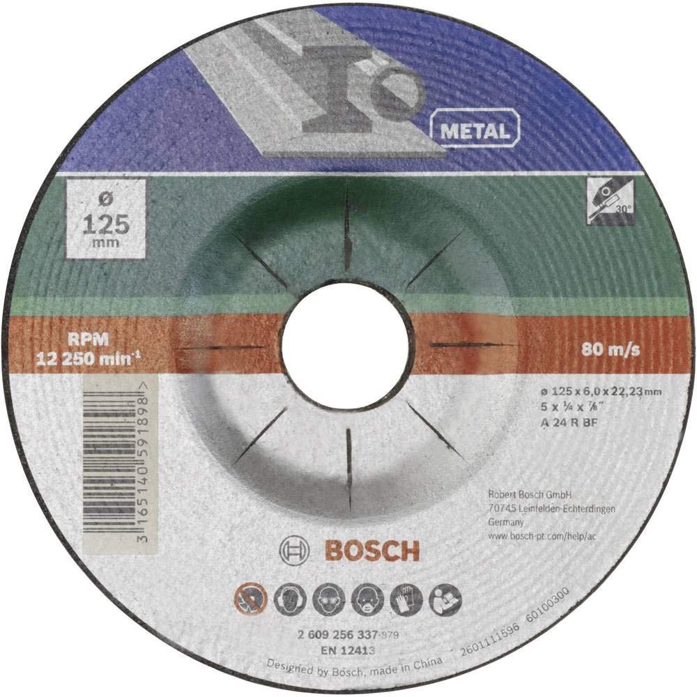 Bosch 2609256336 Metal Grinding Disc with Depressed Centre