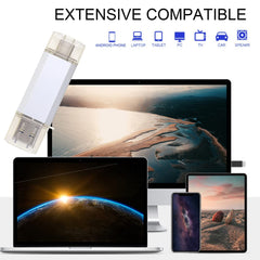 USB Stick 64 GB, Metal USB 3.0 Flash Drive, Waterproof and Dustproof USB Flash Drive 64 GB Mini Memory Stick, Portable USB Flash Drive, for PC, Laptop, Computer