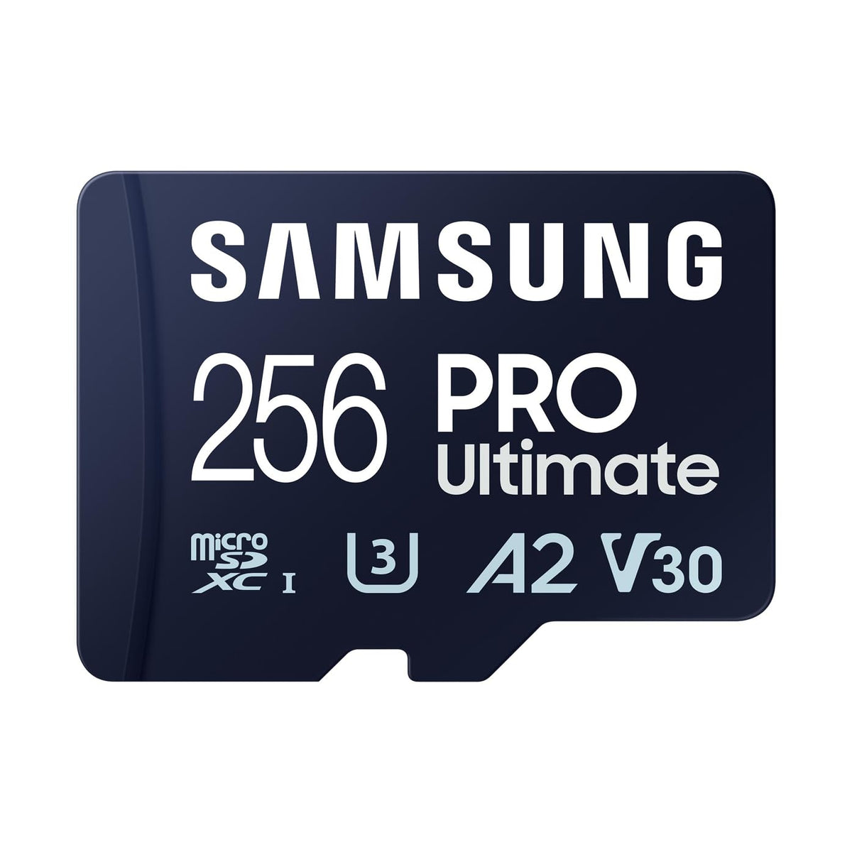 Samsung PRO Ultimate microSD memory card, 256 GB, UHS-I U3, 200 MB/s read, 130 MB/s write, incl. SD adapter, for smartphone, drone or action cam