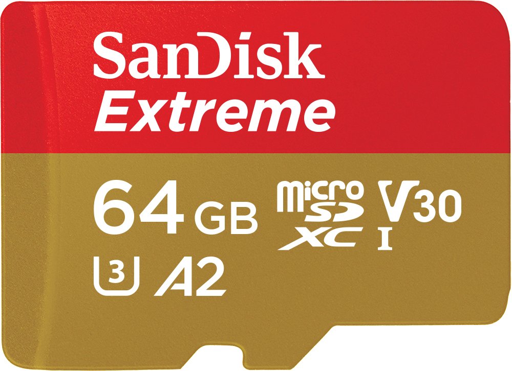 SanDisk 64GB Extreme microSDXC card for Mobile Gaming, up to 170MB/s, with A2 App Performance, UHS-I, Class 10, U3, V30