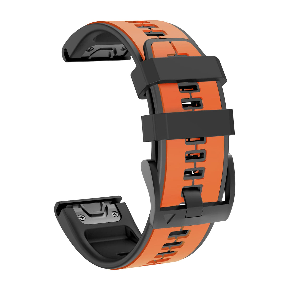 ISABAKE Strap for Garmin Fenix 7 / Fenix 6 / Fenix 5 / EPIX 2, Quick Fit 22mm Silicone Watch Band for Approach S60/S62, D2 Delta, Forerunner 935/945