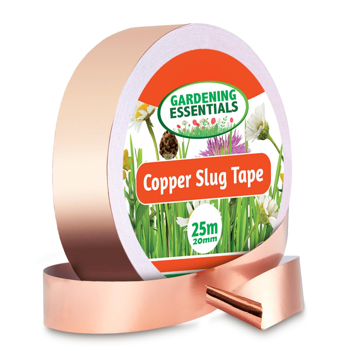 25m Copper Slug Tape   20mm Copper Tape Slug Repellent   Humane Slug & Snail Control   Slug Tape Copper Repellent   Snail Repellent   Slug Detterent   Slug Copper Tape for Slugs   Copper Tape Slugs