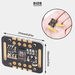 DAOKAI MAX30102 Heart Rate Sensor Module Pulse Detection Blood Oxygen Concentration Detection board with DuPont Cable Compatible for Arduino for STM32,pack of 4