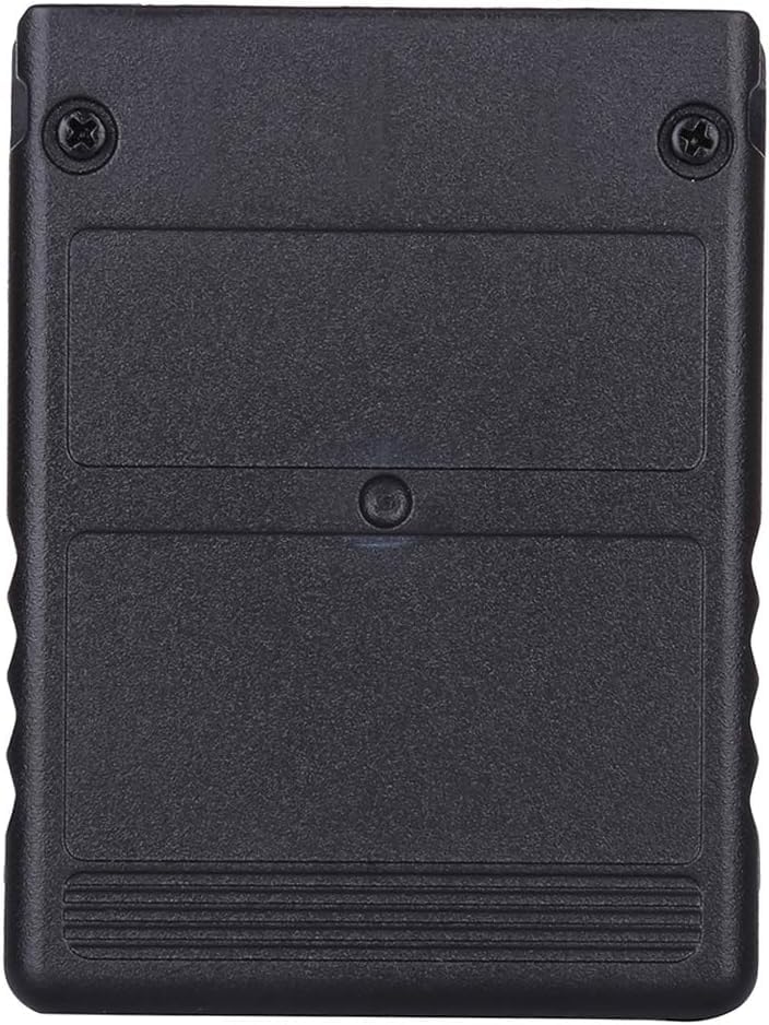 Gamer Gear 128MB PS2 Memory Card storage compatible with the classic PlayStation 2, PS2 (PS2 games only). High Speed Black Game saving storage accessory 2 Pack