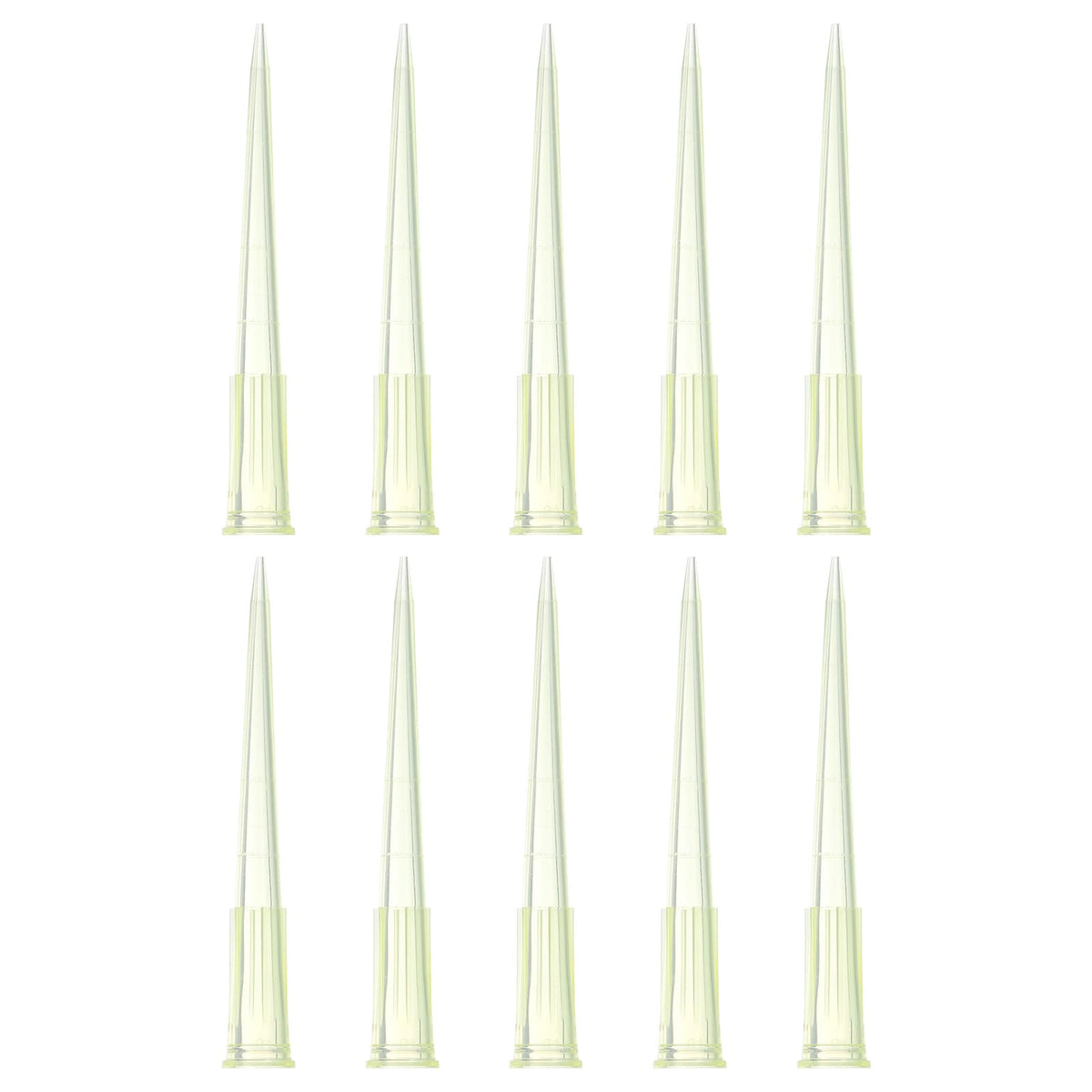 PATIKIL 200ul Pipette Tips, 100 Pcs PP Plastic Autoclavable Universal Liquid Transfer Pipette Pipettor Tips with Measurements for Laboratory, Yellow