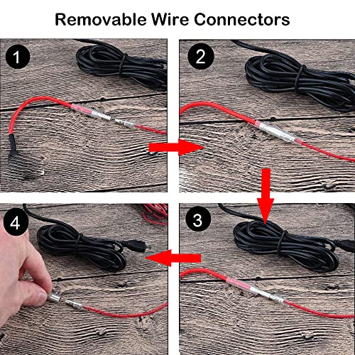 Gebildet 12/24V Low Profile MINI Add-a-Circuit Fuse Tap, Mini Piggy Back Blade Fuse Holder with Wire Harness, 6 pcs Mini Blade Fuse (3A 5A 7.5A 10A 15A 20A) and Fuse Puller (Pack of 4)