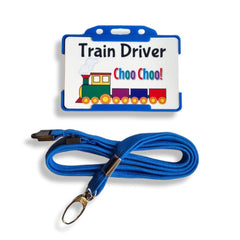 Train Driver Children's Novelty ID Card & Lanyard - Role play - Pretend Play - Imaginary Play