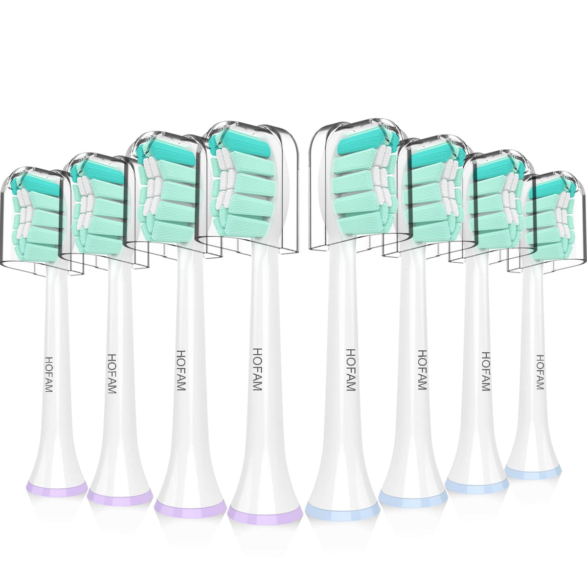 Toothbrush Replacement Heads Compatible with Philips Sonicare Replacement Heads, Electric Replacement Brush Head Compatible with Phillips Sonic Care Toothbrush Head, 8 Pack