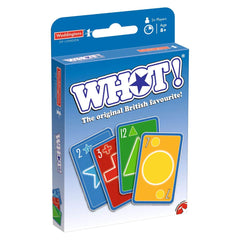 Waddingtons Number 1 WHOT! The Original matching Card Game, match the shapes or numbers to get rid of your cards, educational travel game, great gift for players aged 5 plus