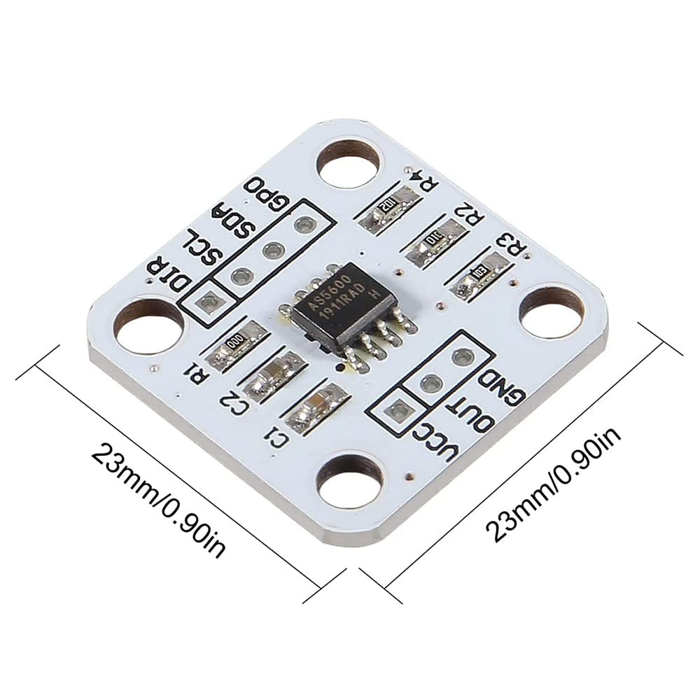 DollaTek 2Pcs AS5600 Magnetic Encoder Magnetic Induction Angle Measurement Sensor Module 12bit High Precision