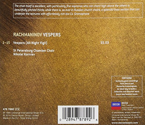 Rachmaninov: Vespers - All Night Vigil, Op.37