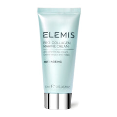 ELEMIS Pro-Collagen Marine Cream, Anti-Wrinkle Daily Face Moisturising Lotion, Hydrating Ultra-Light Gel-Cream Day Moisturiser Leaves Skin Smooth, Glowing and Rejuvenated, 15 ml