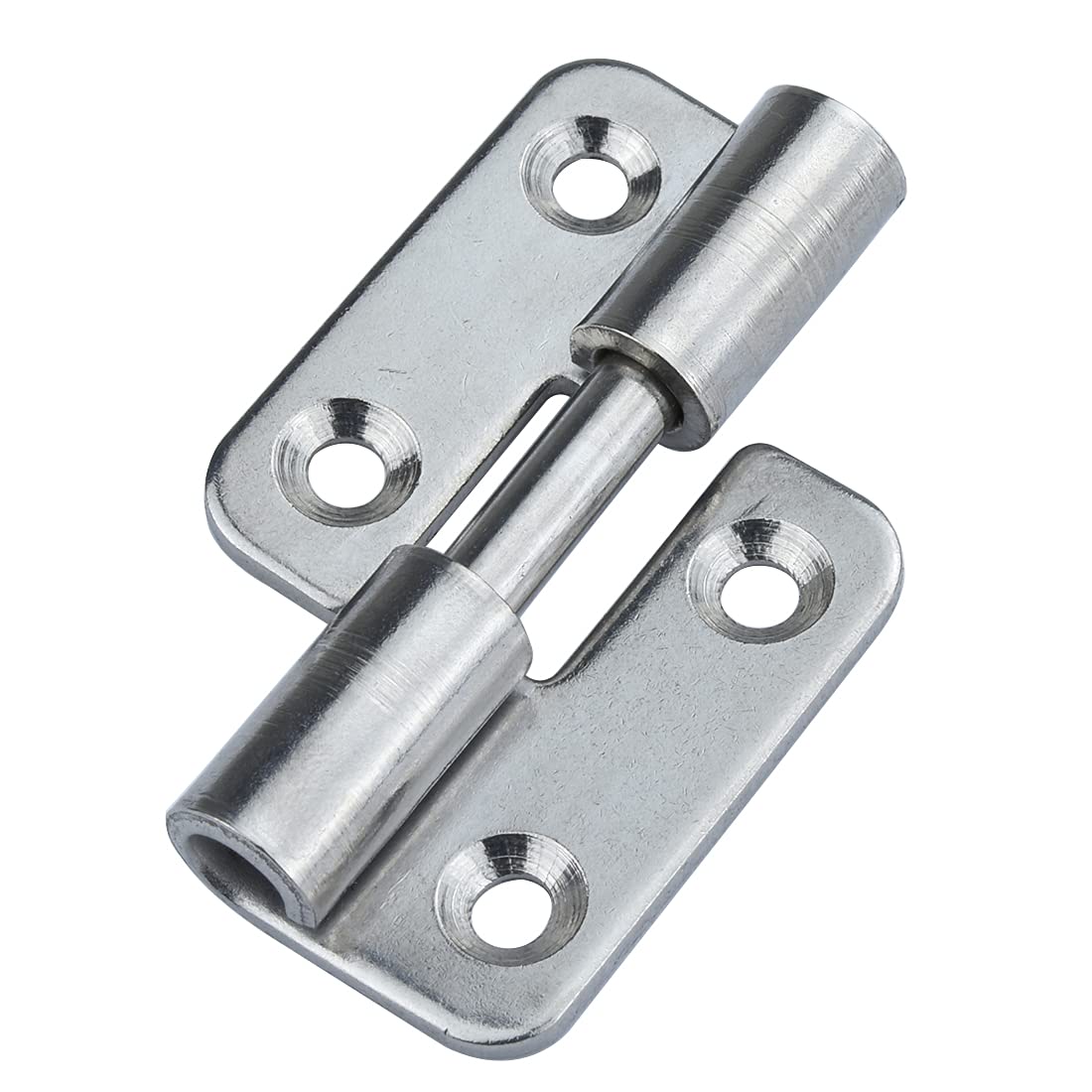 6Pcs 1.5 inches Detachable Hinge, Small Slip Joint Flag Hinges, Lift Off Detachable Door Hinges, 304 Stainless Steel, Right Handed