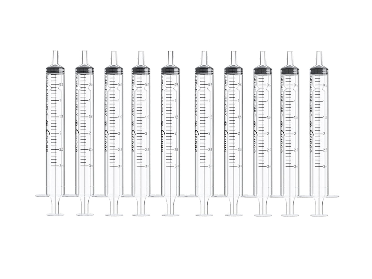 Ciringe 3 ml Syringe - Pack of 10