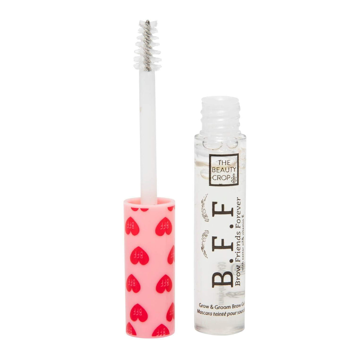 The Beauty Crop - BFF Brow Mascara   Contain Castor Oil, Vitamin E & Aloe Vera   Cruelty-Free Mascara Brow Gel   Professional Makeup Clear Mascara Gel   Perfect for Taming & Grooming   Water-Resistant