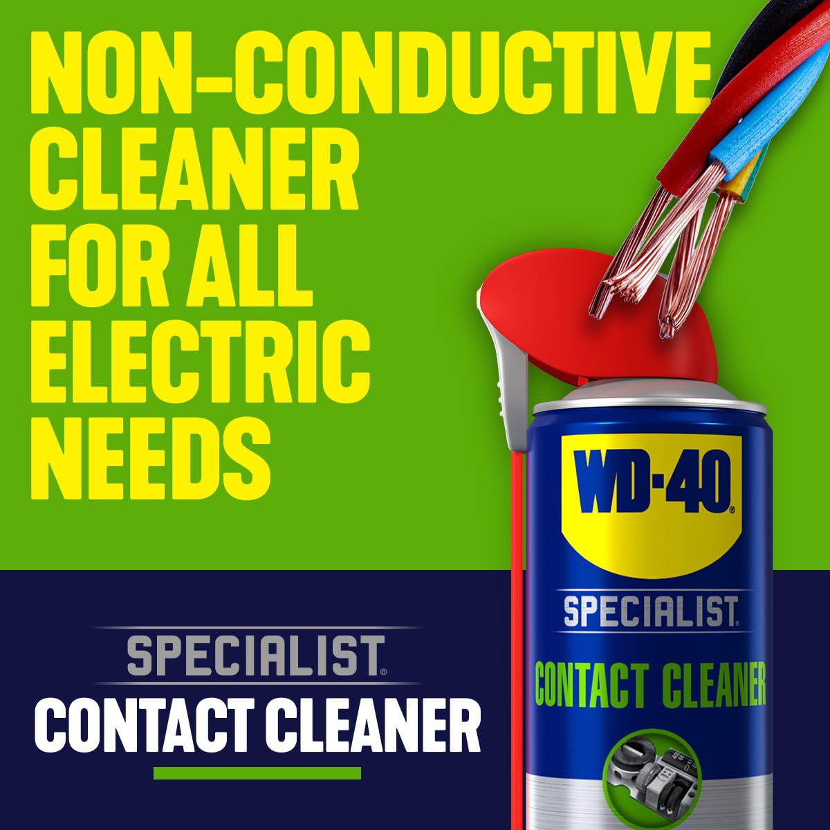 WD-40 Specialist Contact Cleaner Spray - Precision Electronic Cleaning Solution for Switches, Relays & Connectors